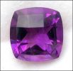 AMETHYST (Zambia) CHECKER CUSHION � 3.19 Ct.
